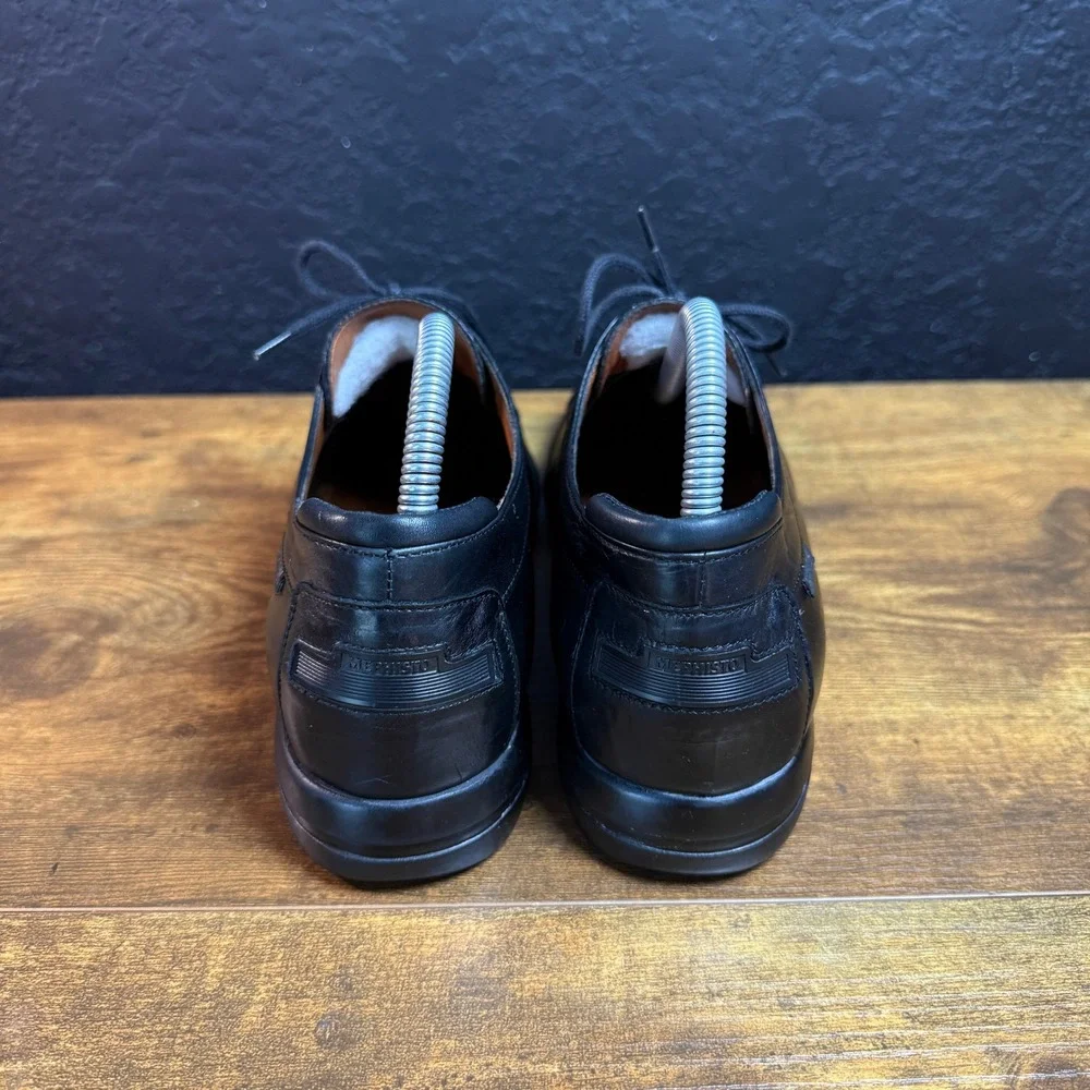 Mephisto Air-Relax 423138060 Black Leather Walking Shoes Womens Size 9 US